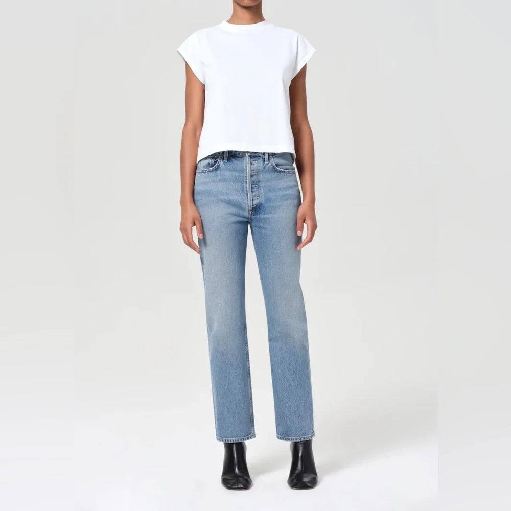 AGOLDE 90'S PINCH WAIST HIGH RISE STRAIGHT IN STAGE